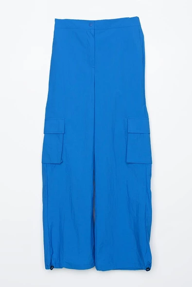 Saks-Kargo Cepli Paçası Büzgülü Paraşüt Pantolon - 7