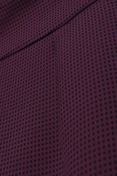 Mürdüm-Jakarlı Klasik Rahat Pantolon - Resim 4