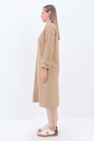 Bej-Apoletli Reglan Hırka - 2