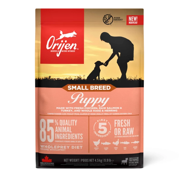 Orijen Puppy Small Breed Dog Food 4.5 kg - Küçük Irk Yavru Köpekler İçin