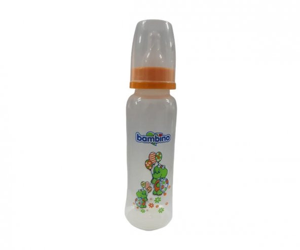 Bambino T-019 Natural PP Biberon 250 Ml Turuncu