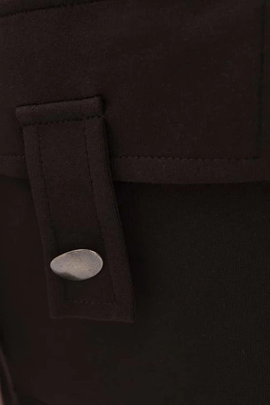 Acı Kahve-Cepli Hakim Yaka Ferace - Resim 4