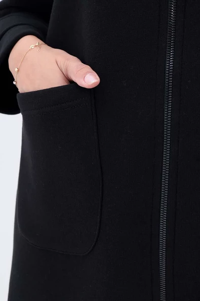 Siyah-Apoletli Reglan Hırka - 5