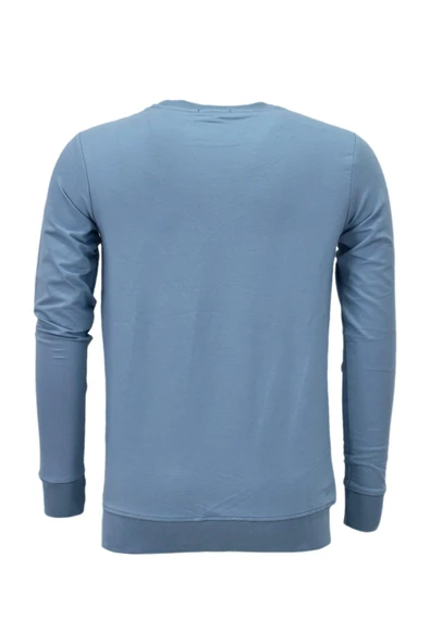 Erkek Spor Mevsimlik Sıfır Yaka Sweatshirt BGL-ST03933 - Resim 11