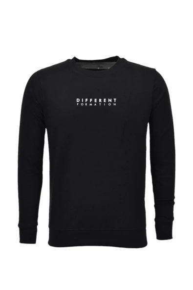 Erkek Spor Mevsimlik Sıfır Yaka Sweatshirt BGL-ST03933 - Resim 3