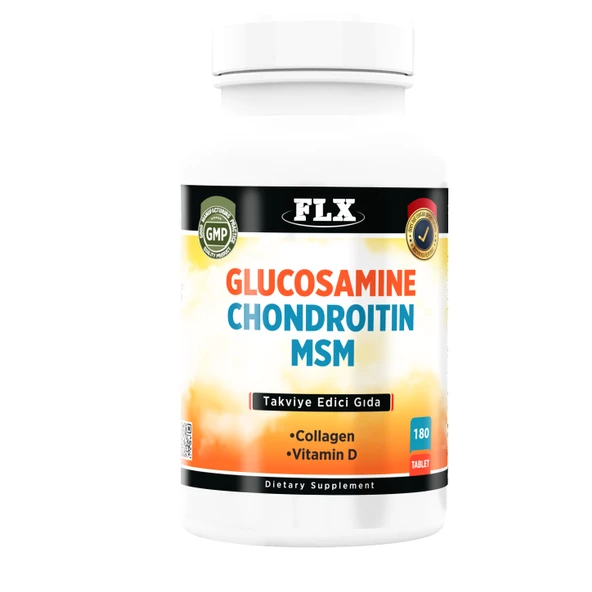 Flx Kollajen Glucosamine  Chondroitin Msm Vitamin D 180 Tablet