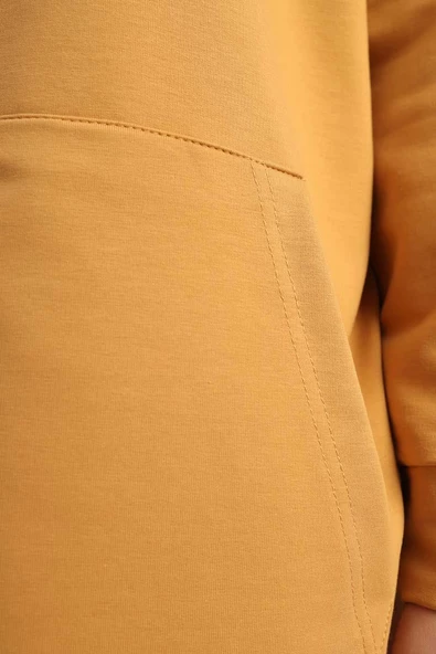 -Fermuarlı Sweat Hırka - 3