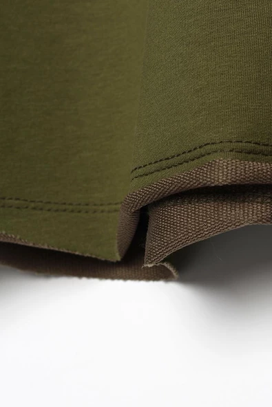 Haki-Kapüşonlu Fermuarlı Hırka - 6