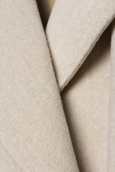 Taş-Arkadan Yırtmaçlı Kaşe Kaban - 7