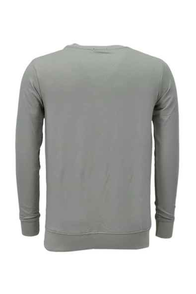 Erkek Spor Mevsimlik Sıfır Yaka Sweatshirt BGL-ST03933 - Resim 10