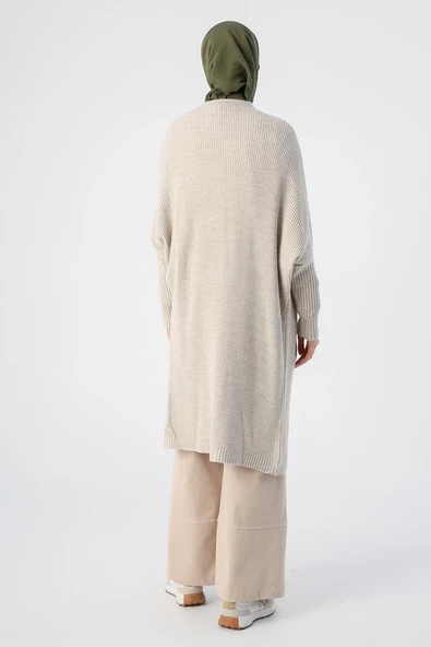 Taş-Önü Açık T-Kol Triko Hırka - 4