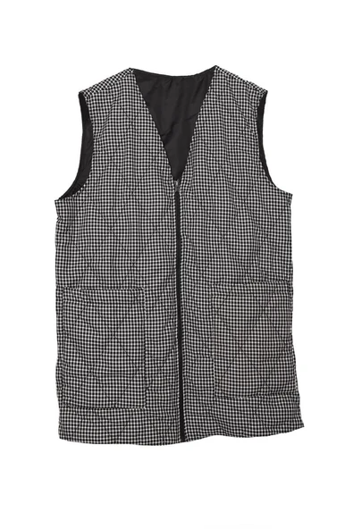 Siyah-Beyaz-Çift Taraflı Kapitone Yelek - Resim 8