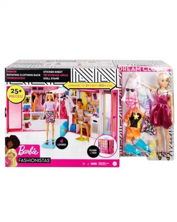Barbie’nin Rüya Dolabı Oyun Seti GBK10