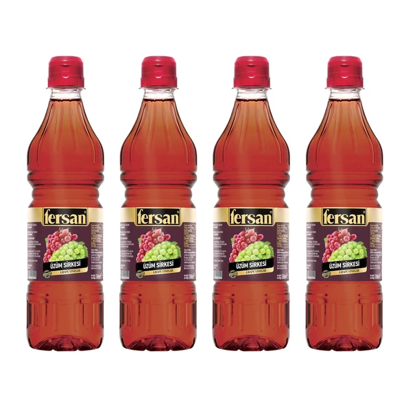 Fersan Üzüm Sirkesi 500 ml Pet x 4 Adet