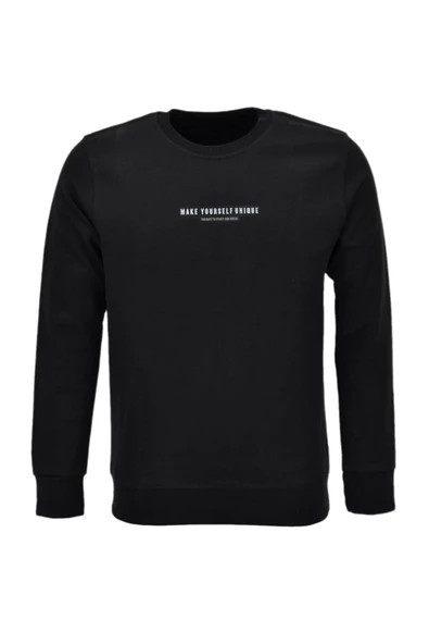Erkek Spor Mevsimlik Sıfır Yaka Sweatshirt BGL-ST03934 - 3