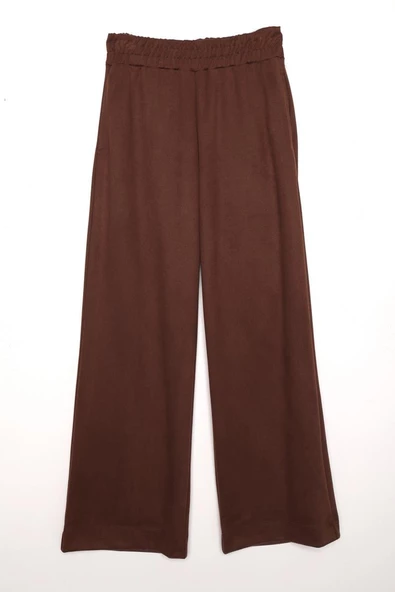 Kahve-Yırtmaçlı Pantolonlu Takım - Resim 5