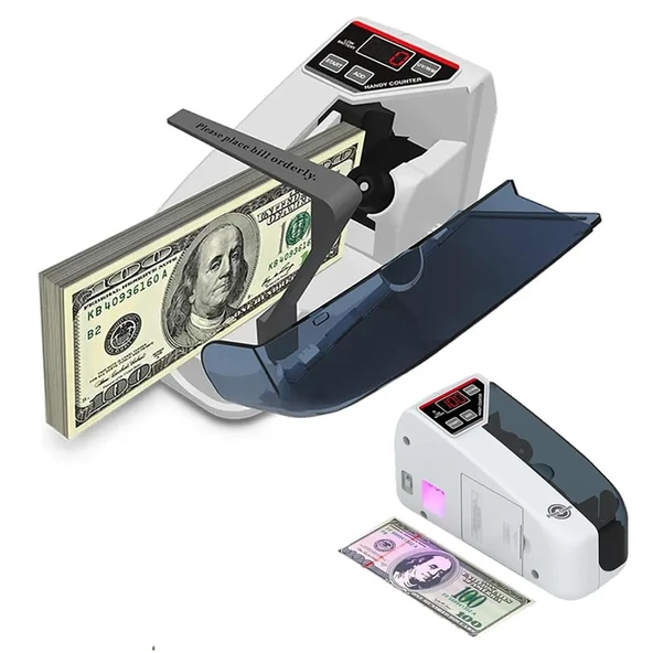 HyMark Kağıt Para Sayma Makinesi Mini Taşınabilir UV Lamba Sahte Para Kontrol ürün görseli
