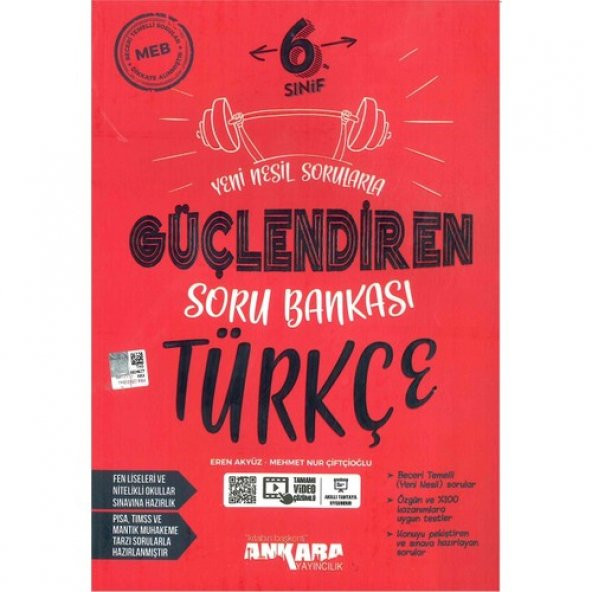 Ankara Yayıncılık 6. Sınıf Türkçe Güçlendiren Soru Bankası