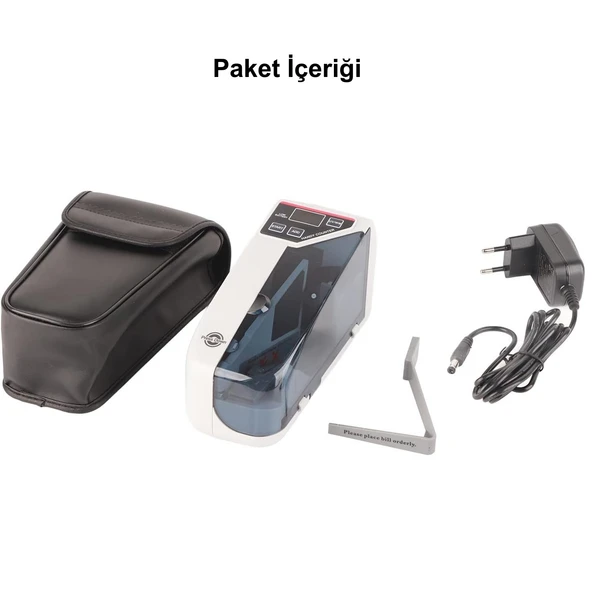 HyMark Kağıt Para Sayma Makinesi Mini Taşınabilir UV Lamba Sahte Para Kontrol - 7