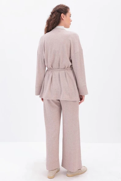 Vizon-Krovaze Pantalonlu Takım - Resim 4