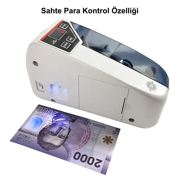 HyMark Kağıt Para Sayma Makinesi Mini Taşınabilir UV Lamba Sahte Para Kontrol - 4