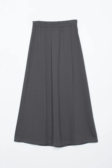 Duman-Çizgili Ribanaları Etekli Kısa Hırkalı Takım - Resim 6