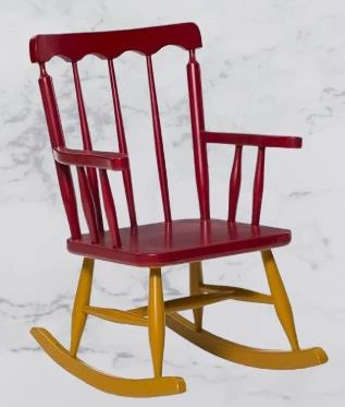 Sandalye Zus 293 Model 90470 Sallanan Ahşap Retro Ayak Kutuda Sevk El Yapım - 4