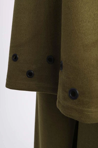 Yeşil-Kuşgözlü Pantolonlu Takım - Resim 5