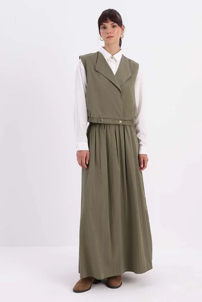 Haki-Yelekli Etekli Takım - Resim 2