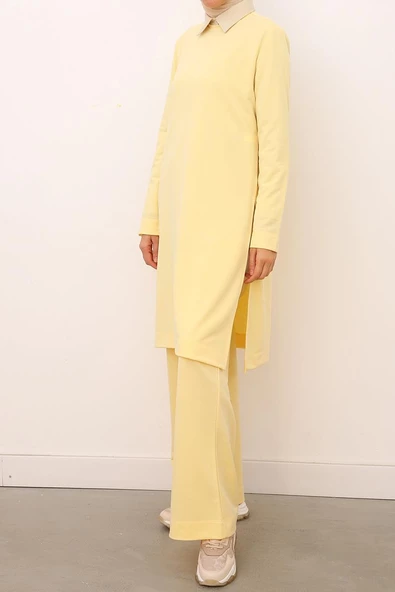 Sarı-Pantolonlu Takım - Resim 2