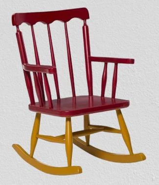 Sandalye Zus 293 Model 90470 Sallanan Ahşap Retro Ayak Kutuda Sevk El Yapım - 3