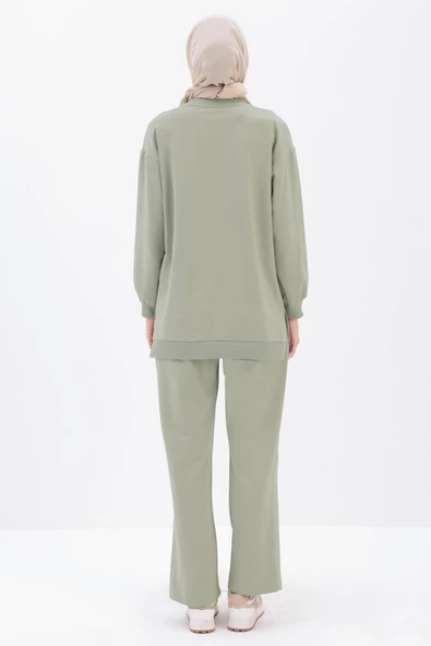 Defne-Yanları Şeritli Eşofman Takımı - Resim 3