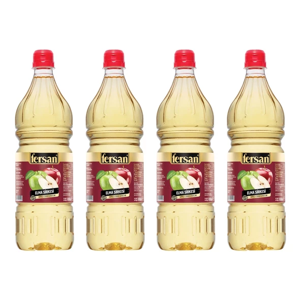 Fersan Elma Sirkesi 1 lt Pet x 4 Adet