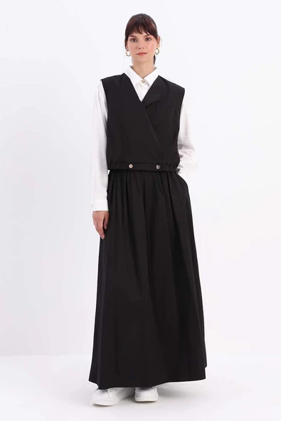 Siyah-Yelekli Etekli Takım - Resim 2