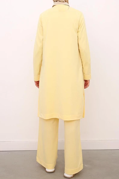 Sarı-Pantolonlu Takım - Resim 5