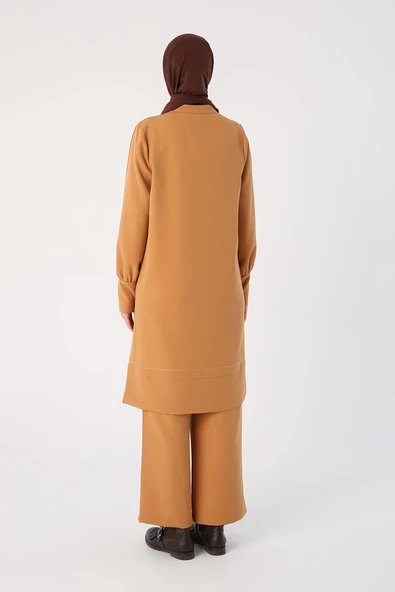 Toprak01-Sim Dikişli Yarım Patlı Günlük Takım - Resim 4