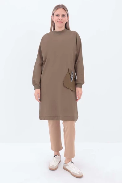 Vizon-Aksesuar Cepli Sweat Tunik - 2