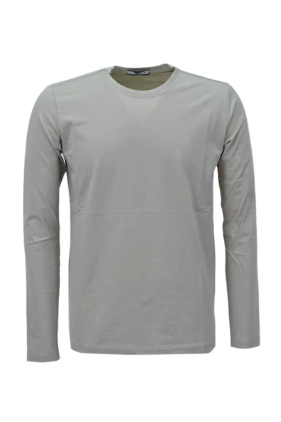 Erkek Spor Mevsimlik Sıfır Yaka Sweatshirt BGL-ST03936 - Resim 3