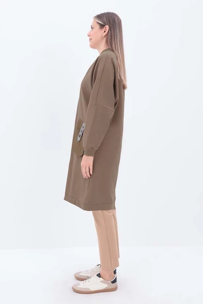 Vizon-Aksesuar Cepli Sweat Tunik - 3