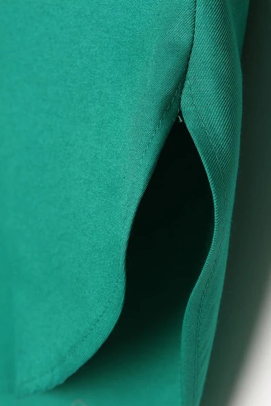 Zümrüt-Oversize Basic Gömlek - 5