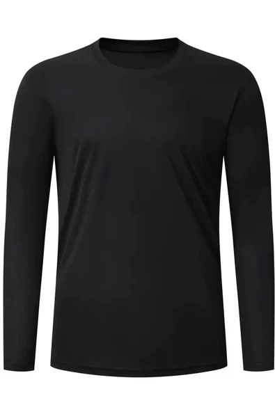 Erkek Spor Mevsimlik Sıfır Yaka Sweatshirt BGL-ST03936 - Resim 2