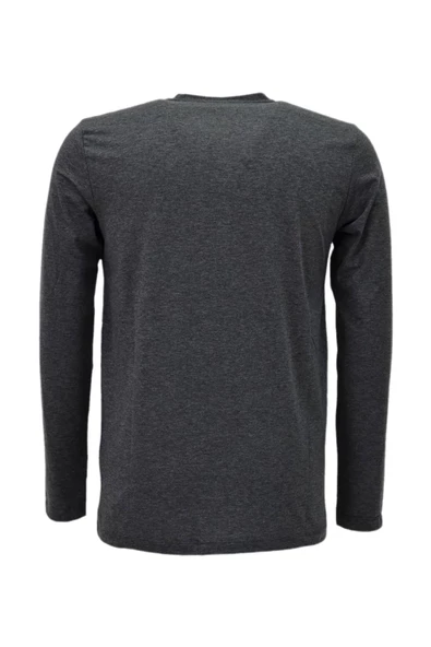 Erkek Spor Mevsimlik Sıfır Yaka Sweatshirt BGL-ST03936 - Resim 12