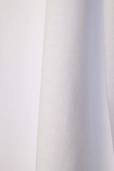 Beyaz-Rahat Kalıp Likralı Sweat - Resim 8