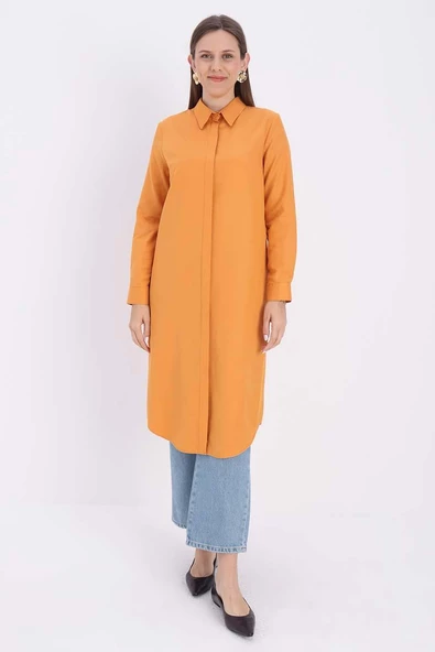 Taba-Gizli Patlı Uzun Gömlek - Resim 2