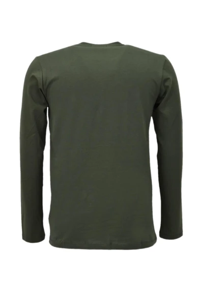 Erkek Spor Mevsimlik Sıfır Yaka Sweatshirt BGL-ST03936 - Resim 11