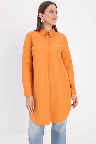 Taba-Gizli Patlı Gömlek Tunik ürün görseli
