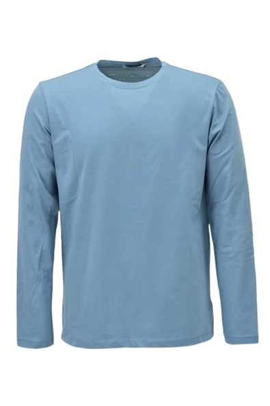 Erkek Spor Mevsimlik Sıfır Yaka Sweatshirt BGL-ST03936 - Resim 4