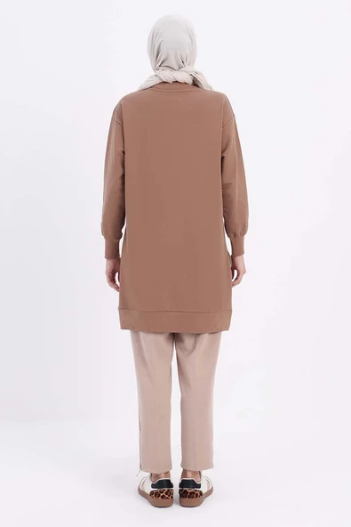 Vizon-Süs Fermuarlı Tunik - Resim 3