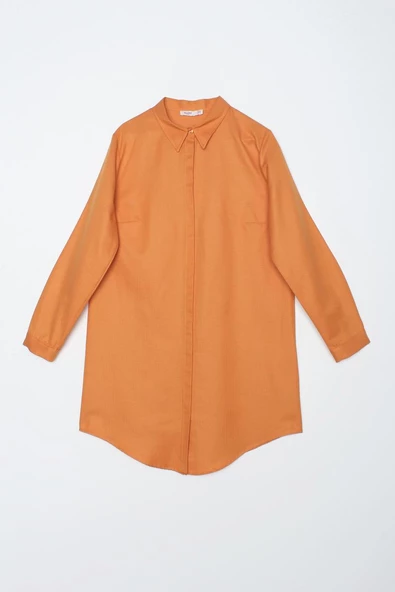 Taba-Gizli Patlı Gömlek Tunik - Resim 6