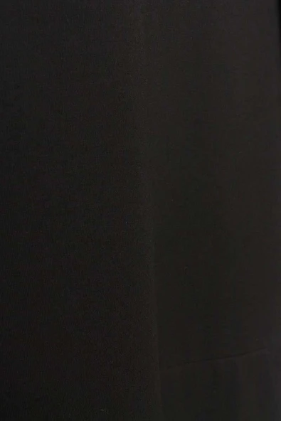 Siyah-Deri Garnili Nakışlı Tunik - Resim 8